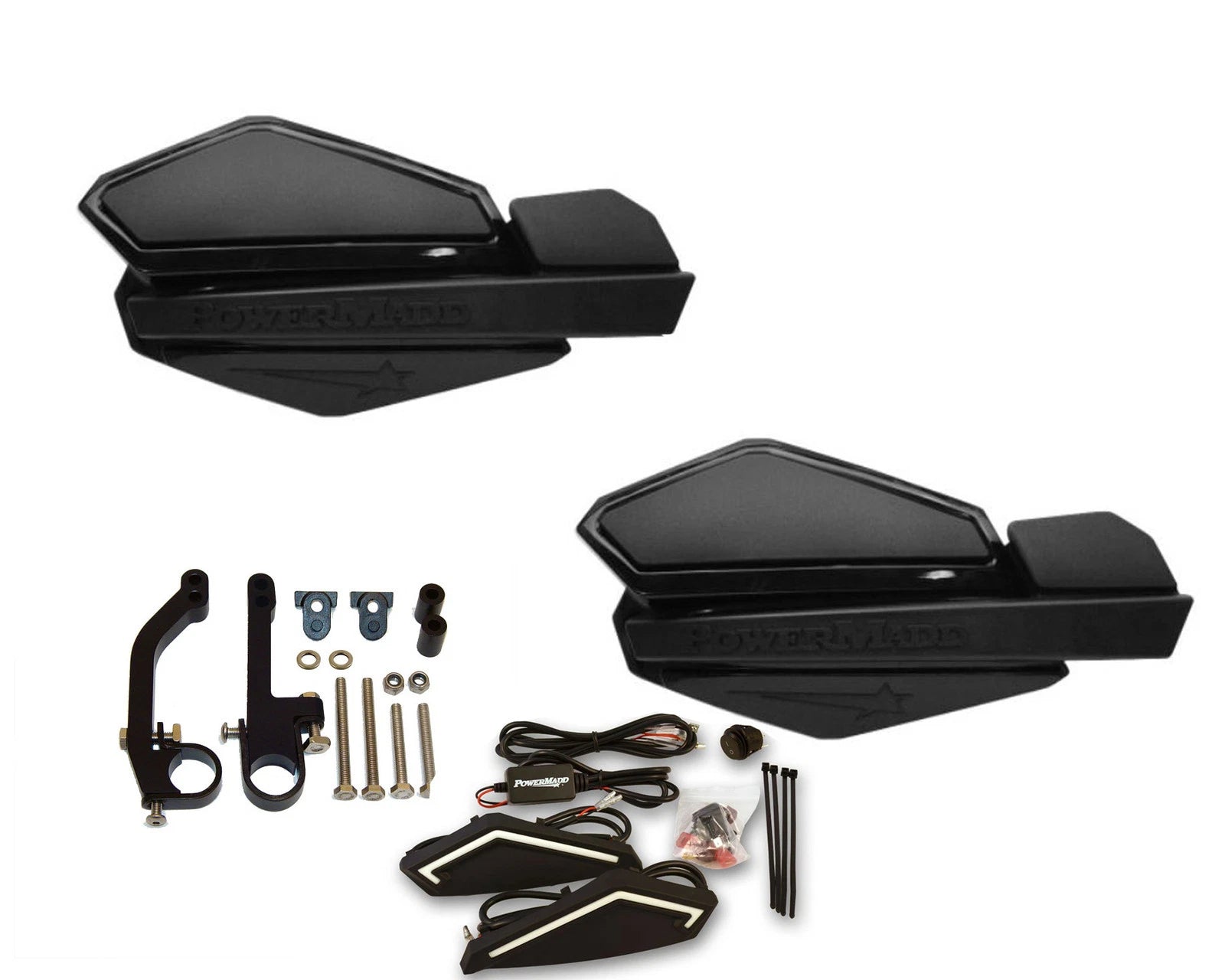 Powermadd Star Series Handguards LED Kit for Ski-Doo