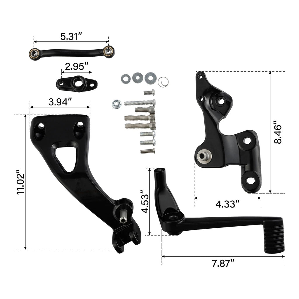 Mid Controls Brake Side for Harley Sport Glide Fat Bob (2018–2024)