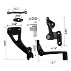Mid Controls Brake Side for Harley Sport Glide Fat Bob (2018–2024)