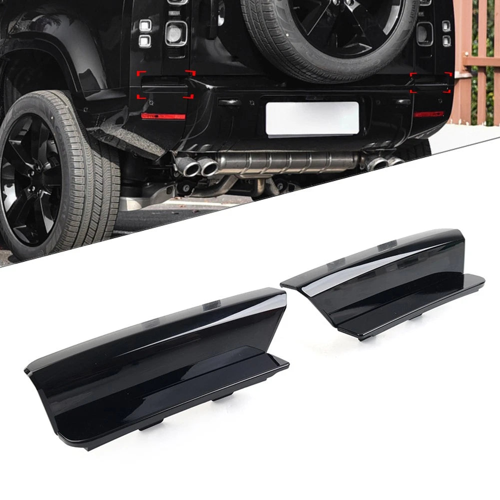 Rear Bumper Side Inserts Moulding Cover for Land Rover Defender 90 110 130 (2020–2024)