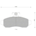 Front Disc Brake Pads Set for Mitsubishi Magna TE TF TR TS (1991-1998)