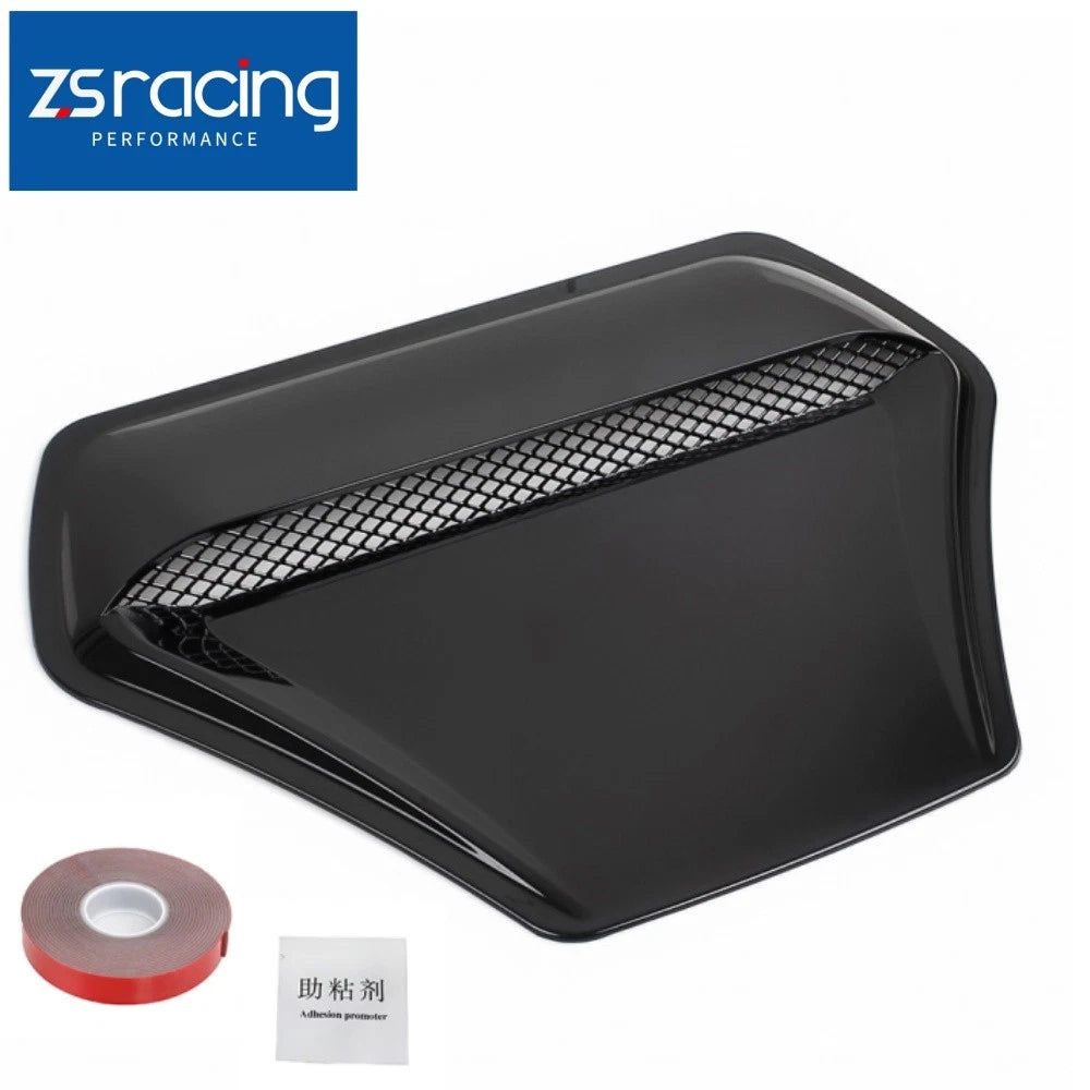 Universal Black Air Flow Intake Hood Scoop Vent Cover