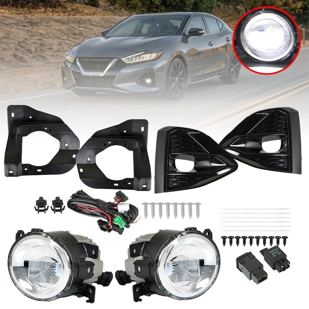 Clear Fog Lights Kit for Nissan Maxima (2020–2021)