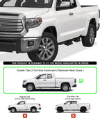 Stainless Steel Pocket Steps for Toyota Tundra Double Cab (2007–2021)