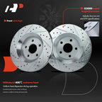 Front Drilled Brake Rotors for Jeep Grand Cherokee (2011–2023)