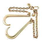 Tow Chain J-Hooks for G70 Flatbed Truck (5/16" X 2')