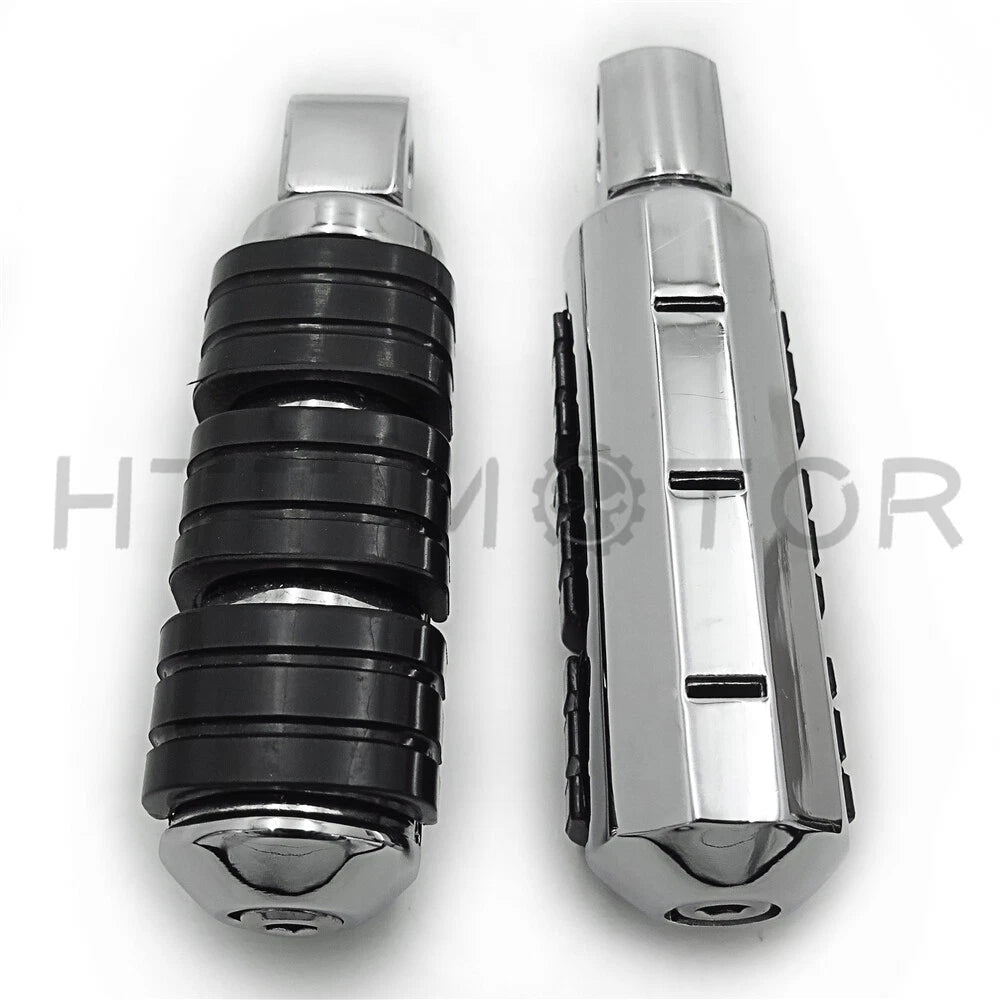 Aluminum Rubber FootPeg for Harley Softail Fat Boy FLFB, Fat Bob FXFB (2018–2019)