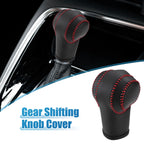 Gear Shifting Knob Cover Trim for Nissan Rogue (2008–2013) Black Red