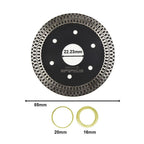 3.4 Inch Diamond Saw Blades for Ceramic Cutting Tool (85MM)