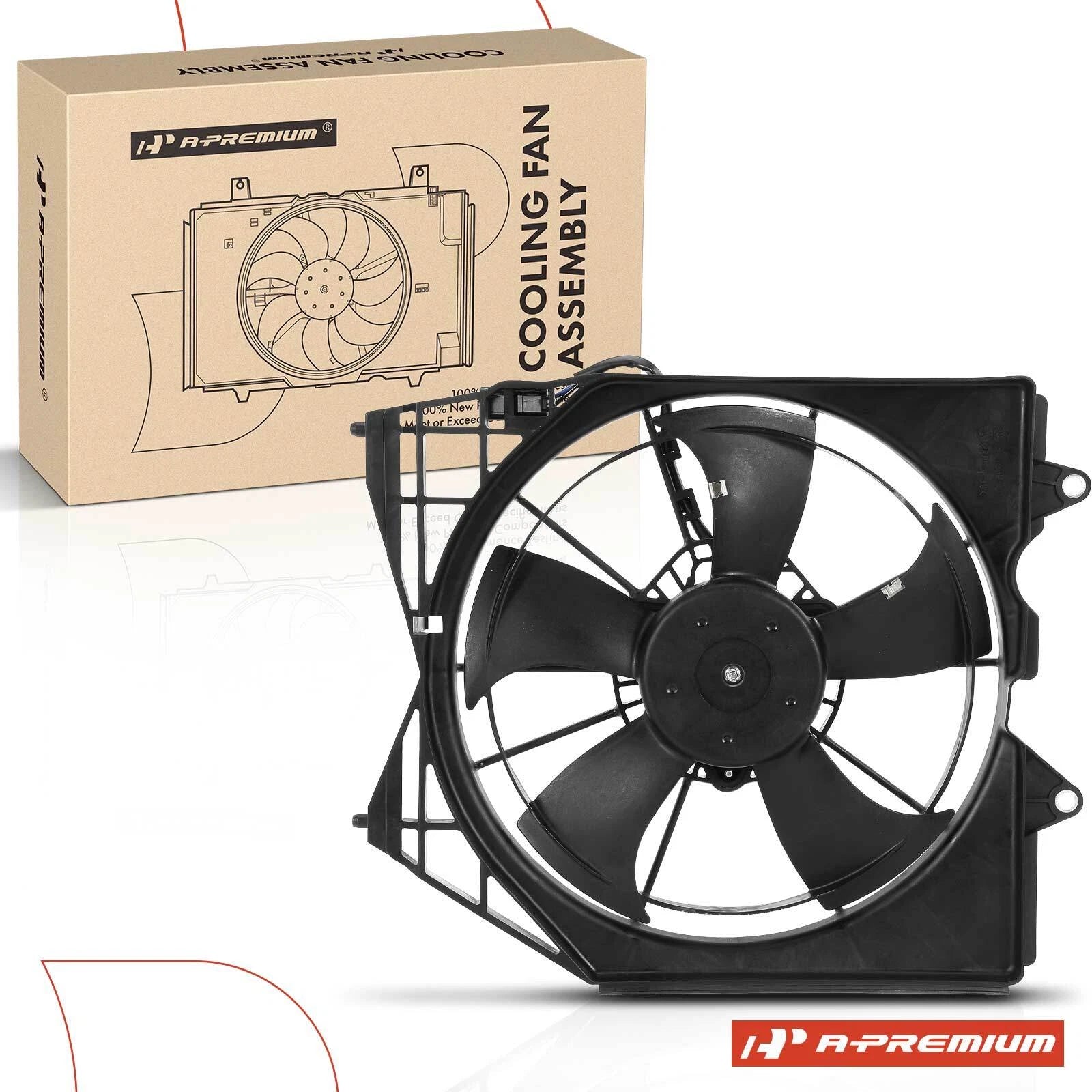 Cooling Fan Assembly with Shroud for Honda Accord (2018–2022) Acura TLX