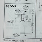 Soap Dispenser Assembly for Grohe 40553DC0 (OEM)