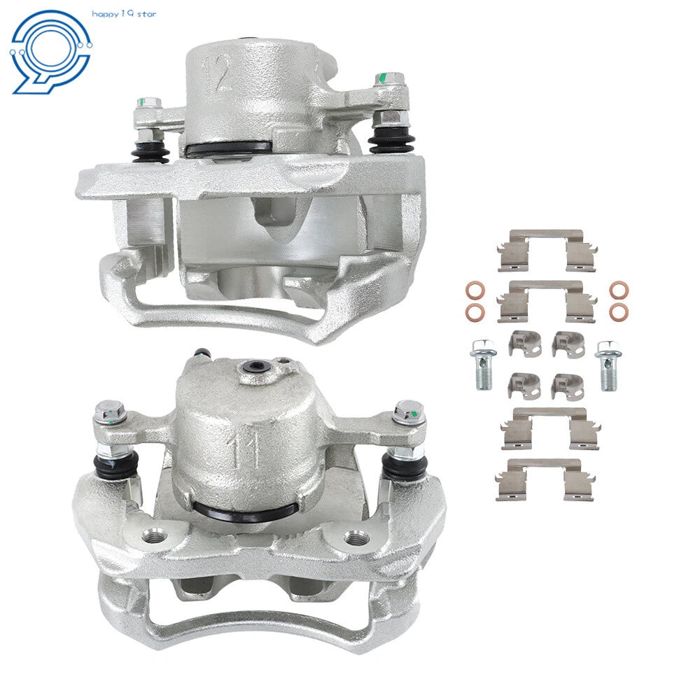 2X Front Disc Brake Caliper with Bracket for Toyota Tacoma (2005–2015)