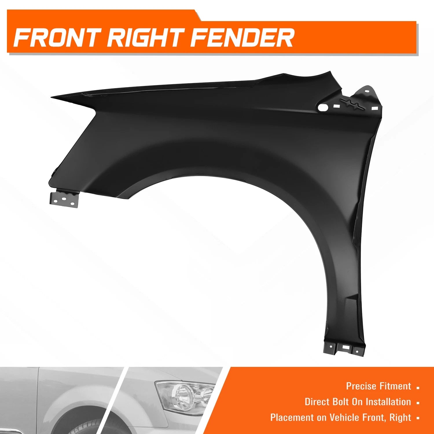 Front Right Fender for Chrysler Town & Country, Dodge Grand Caravan (2008–2020)