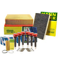 Tune-Up Kit with 6 Spark Plugs for Audi BKH (Denso, Mann, Bosch)