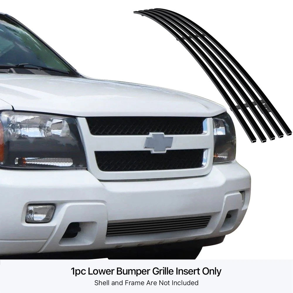 Black Billet Grille Insert for Chevy Trailblazer LT (2006-2009)