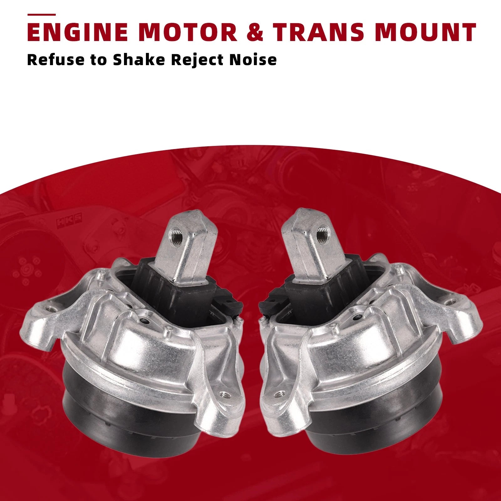 2X Engine Motor Mounts for BMW F10 528i (2012-2016)