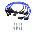 NGK 7mm Wire Set 4 Platinum Spark Plug Kit for Mazda MX-3 (1992–1998)