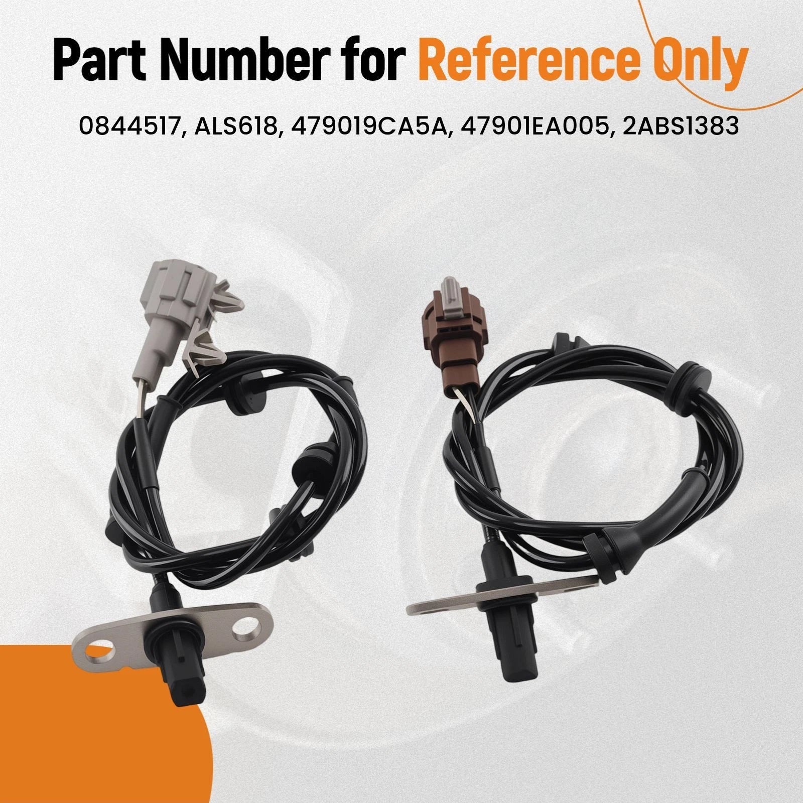 2Pcs Rear L&R ABS Speed Sensor for Nissan Frontier (2016–2019) 0844517 SU13696