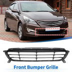 Lower Grille Front Bumper Grille for Hyundai Accent (2015–2017)