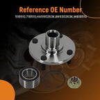 Front Wheel Hub & Bearing Kit for Ford Focus (2000-2011)