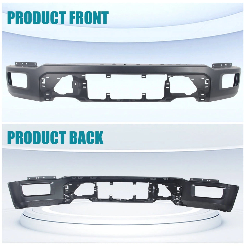 Black Steel Front Bumper Face Bar for Ford F-150 (2024–2025)
