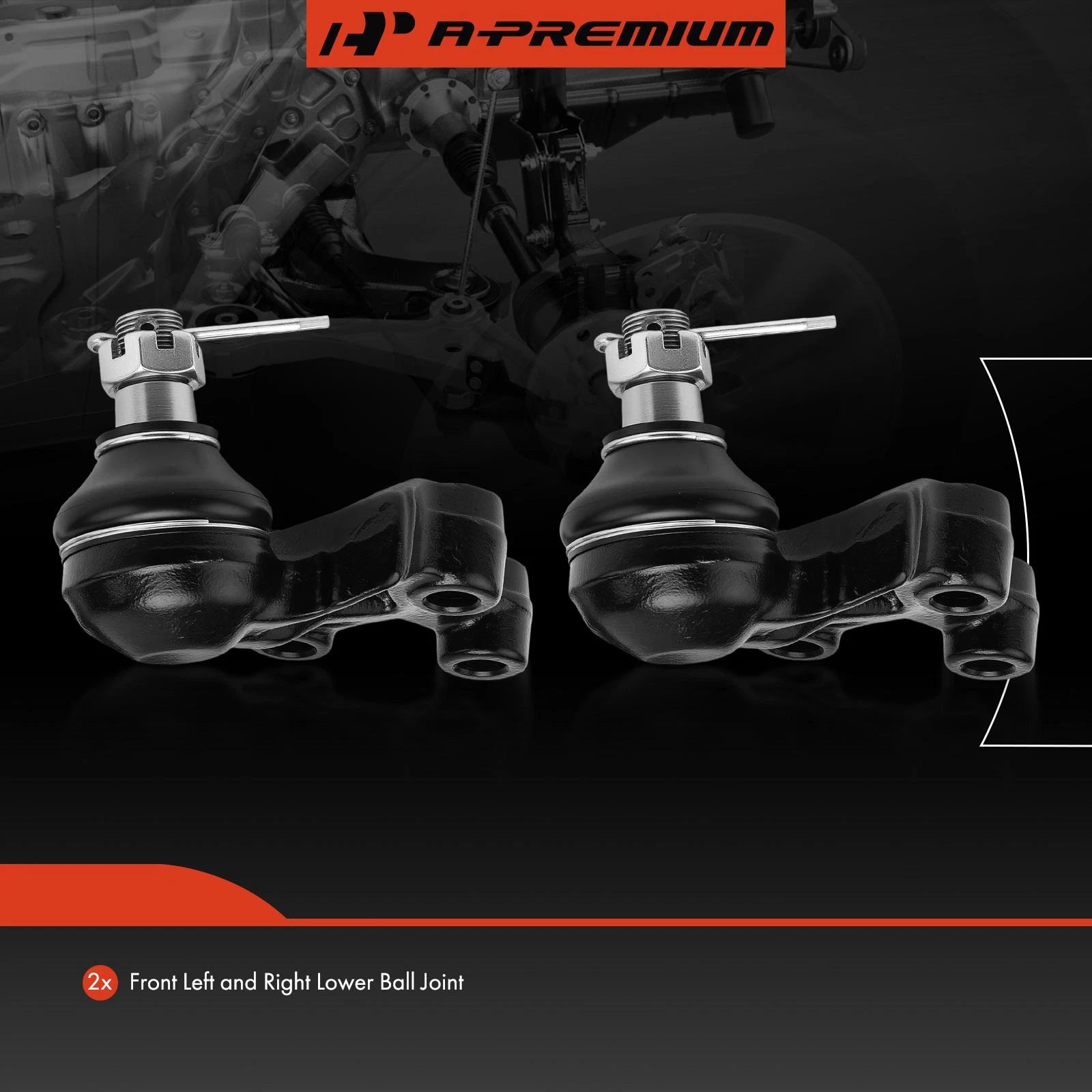 2X Lower Ball Joints for Kia Sorento (2003-2004)