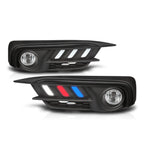 Mustang Style LED Fog Lights with Bezel for Honda Civic (2016–2017)