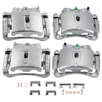 Front Rear Disc Brake Calipers with Bracket for Chevrolet Silverado 1500 HD (2001-2007)