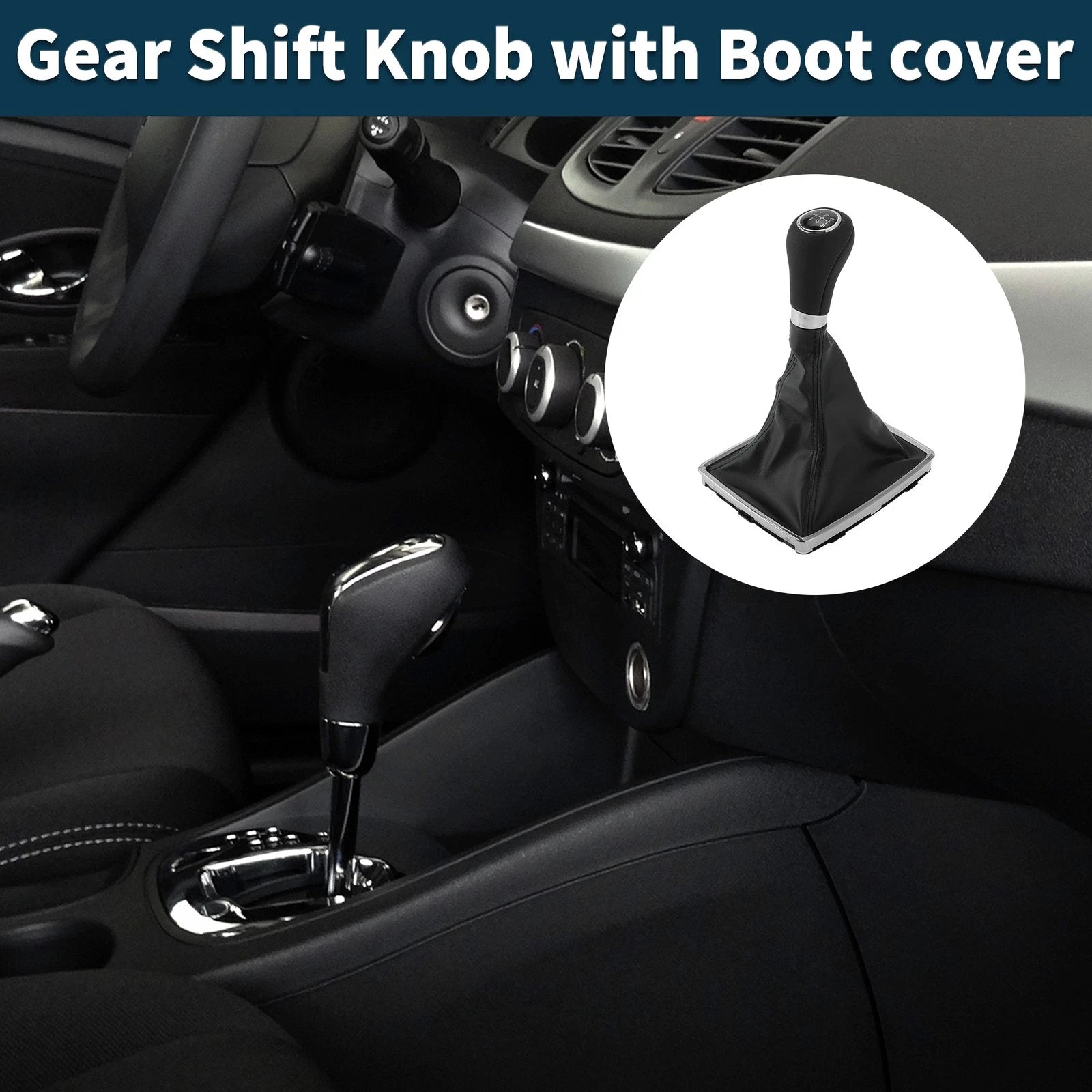 6 Speed Manual Gear Shift Knob with Cover for Mercedes-Benz C-Class (2007–2023)