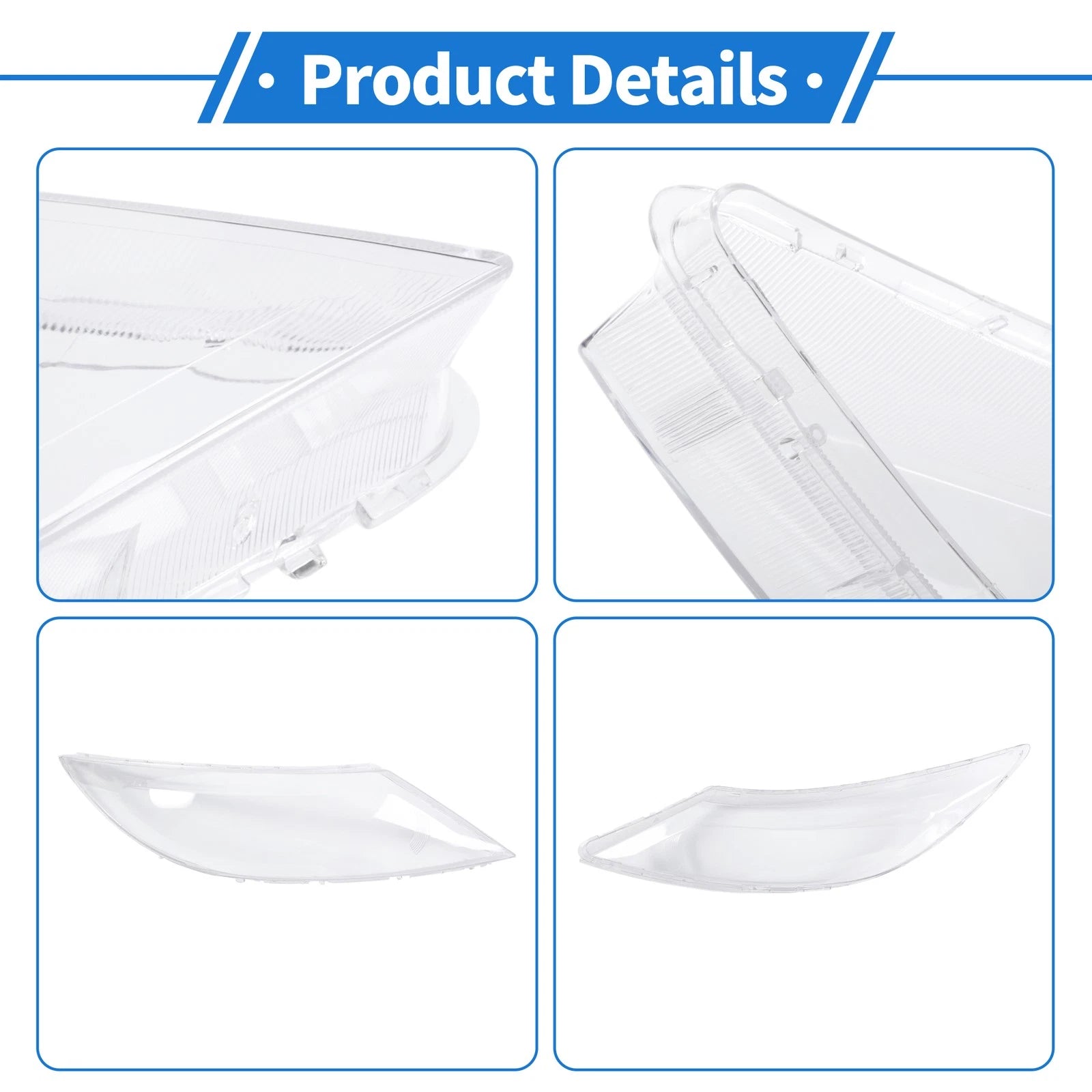 Headlight Lens Cover for Kia Sportage (2009–2014) PC Clear