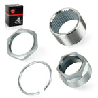 Axle Lock Jam Sleeve Nut Bolt Clip Kit for Honda Sportrax 300 TRX300EX TRX400EX (1997–2006)