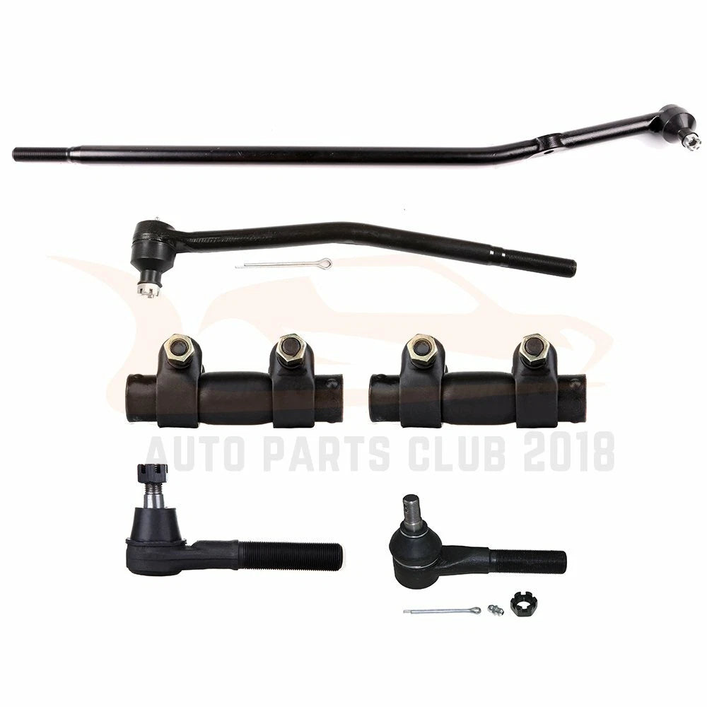 Set of 6 Front Steering Tie Rod End Links for Ford E-150 (2003–2005)