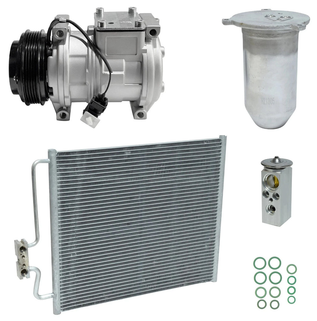 AC Compressor Kit With Condenser for BMW 740iL 4.0L (1997–1998)