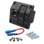 3 Way Bilge Pump Switch Panel for Marine (Automatic, Manual, Off)