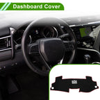 Dashboard Cover Mat for Toyota Camry (2017–2024) Sun Protector Black Red