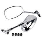 Pair Chrome Mirrors for Suzuki GSX1300 B-King (2008–2012) 10mm