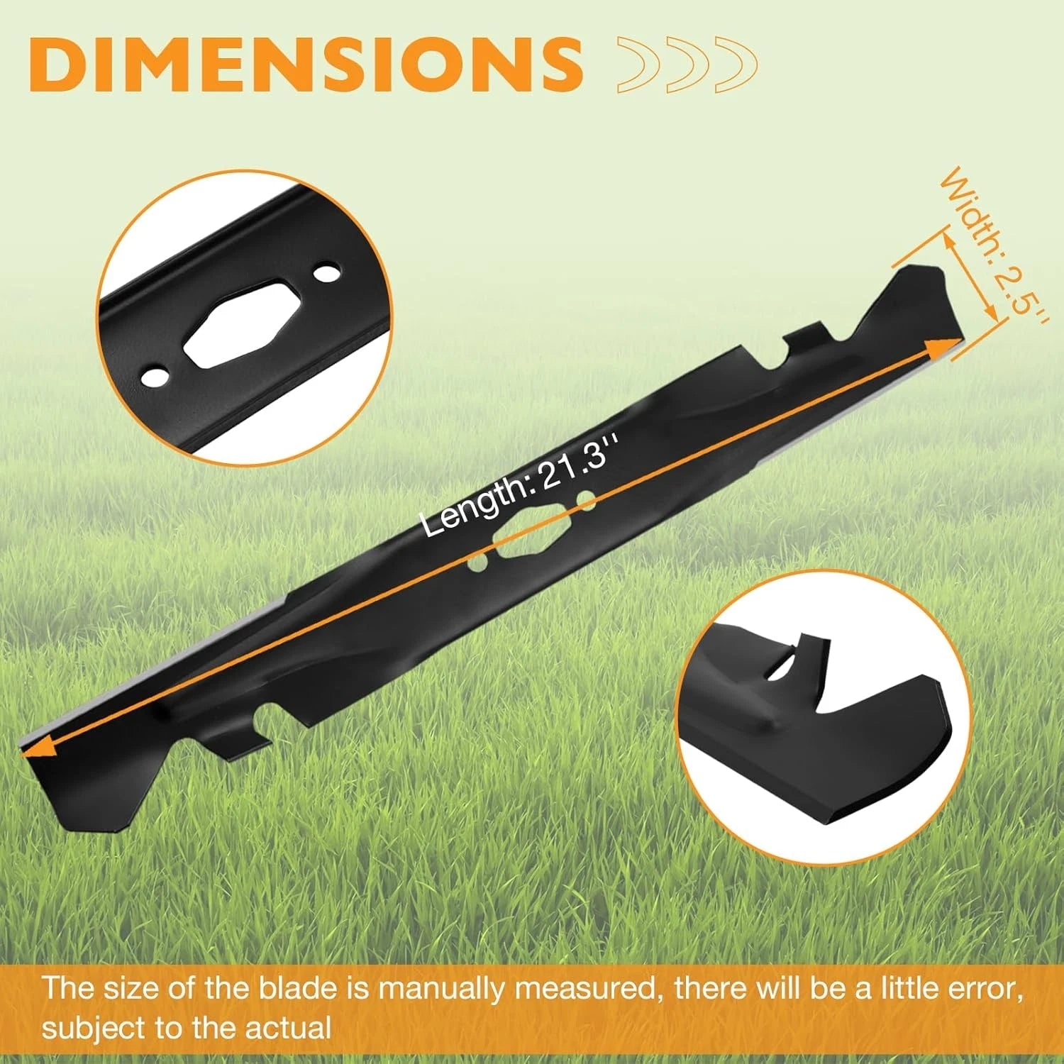 2X 21" Mower Mulching Blades for Cub Cadet XT1-LT42 XT2-LT42 490-110-C202