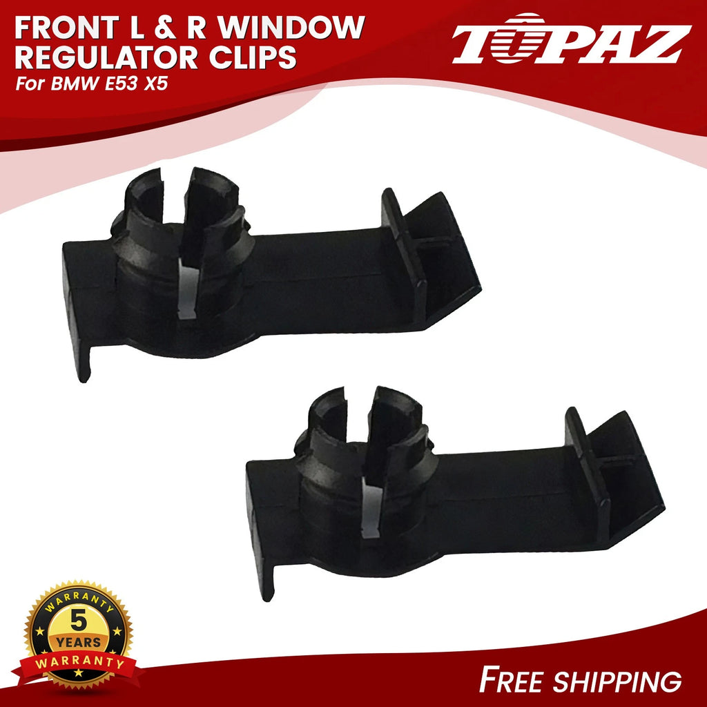 2X Window Regulator Clips for BMW X5 (2000–2006)