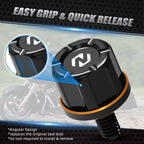 Anodized Rear Seat Bolt Knob 2952A for Harley Fat Boy, Road King, Electra Glide