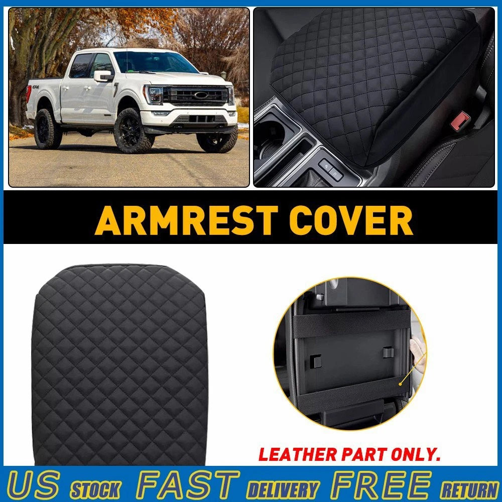 Cab Center Console Lid Armrest Cover for Ford F-150 (2021–2023)