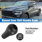 Set of 1 5 Speed Manual Transmission Shift Knob for Dodge (No.52104174)