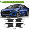 Cup Protector for BMW X3 Carbon Fiber Black 4 Pcs (2022-2023)