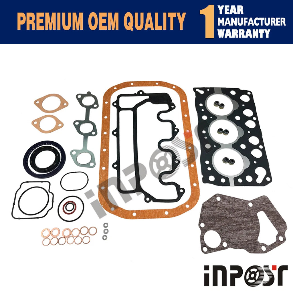 Full Gasket Set for Isuzu 3LA1 Excavator & Forklift Engine