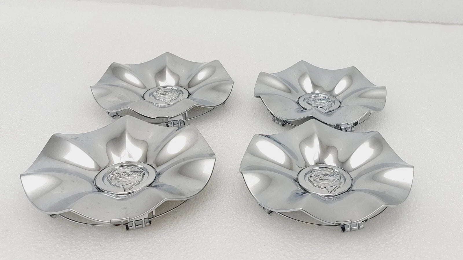 Set of 4 Platinum Clad Center Caps for Chrysler Town & Country (2008–2010) 04721717AA