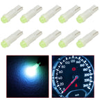 10pcs T5 LED Bulbs for Instrument Cluster Panel Gauge (17 37 73 74)