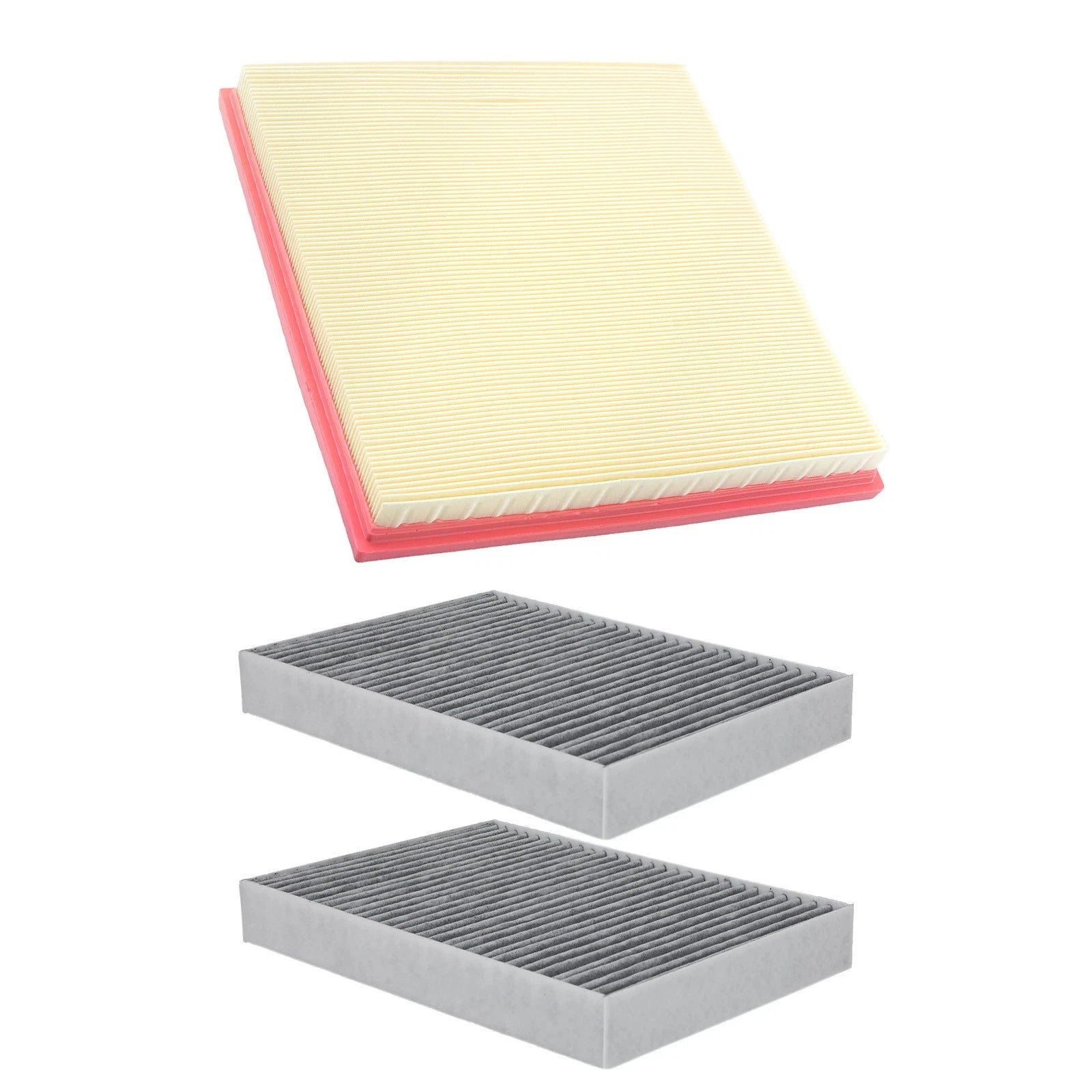 Engine Cabin Air Filter Set of 3 for BMW 530i (2017–2018), X6 (2019)
