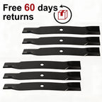 Set of 6 Mower Blades 60" for John Deere Z930M (#M168223, 737, 757, 777, 797)