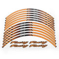Set of 20 Motorcycle Wheel Rim Tape Decal Stripes 17" 18" Universal