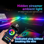 14 In 1 RGB LED Car Symphony Light Remote Acrylic Strip for All Models