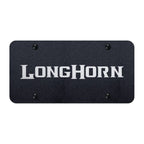 Textured Black Laser Etched Stainless Steel License Plate for RAM Longhorn